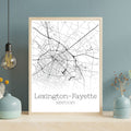 Lexington Kentucky City Map Poster - GroovyGrove