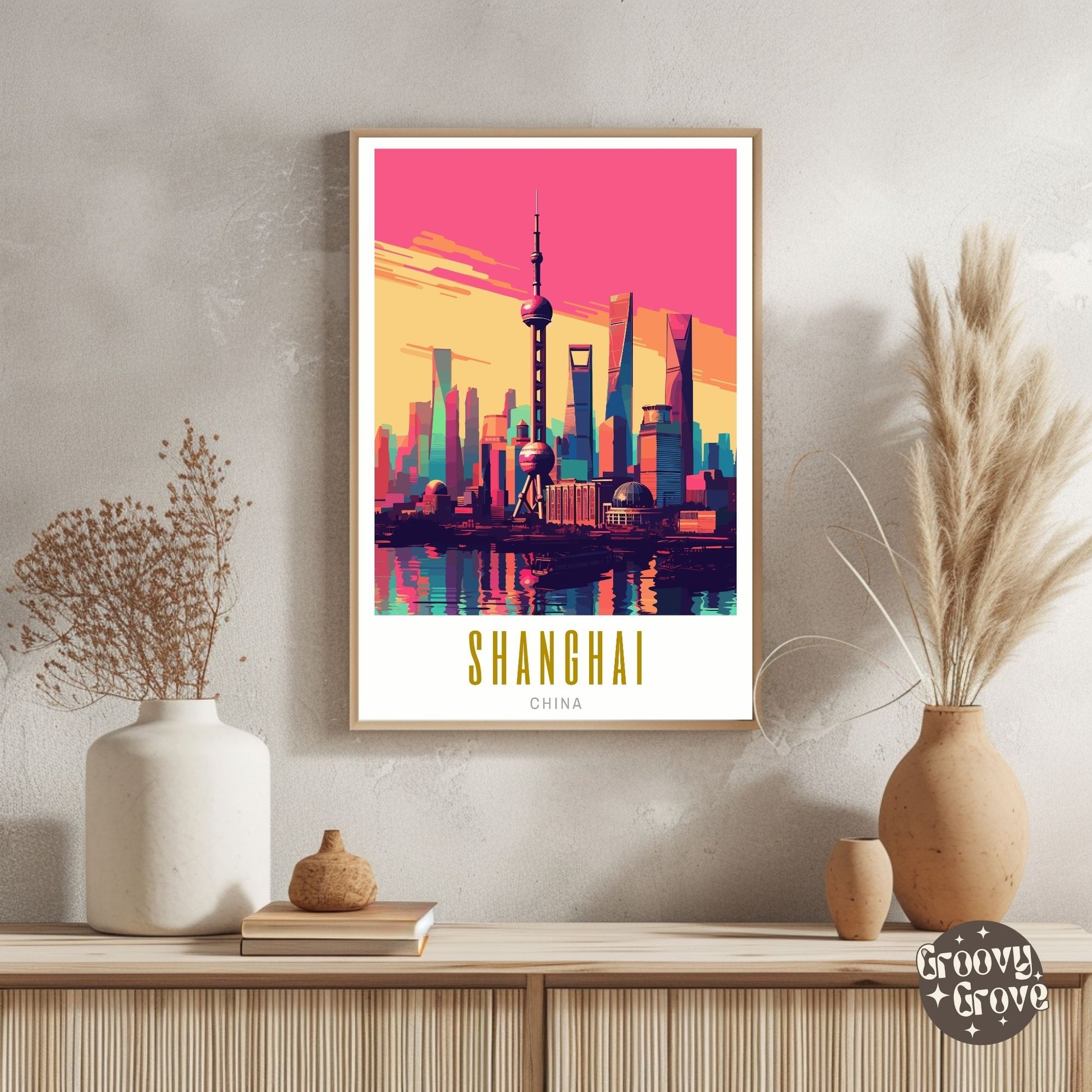 Shanghai China Poster - GroovyGrove