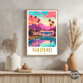 Palm Springs California Poster - GroovyGrove