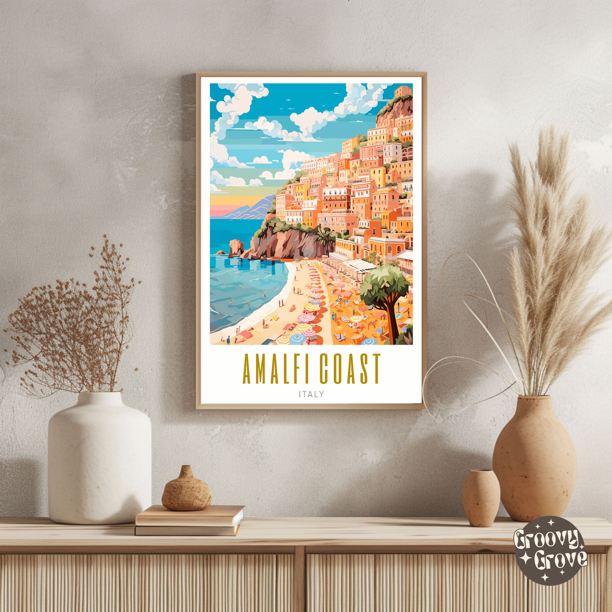 Amalfi Coast Italy Poster - GroovyGrove