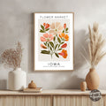 Iowa Flower Market Poster - GroovyGrove