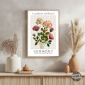 Vermont Flower Market Poster - GroovyGrove