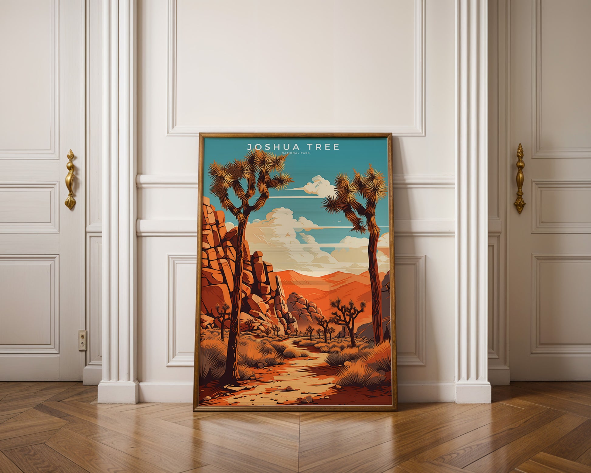 Joshua Tree National Park Retro Poster - GroovyGrove