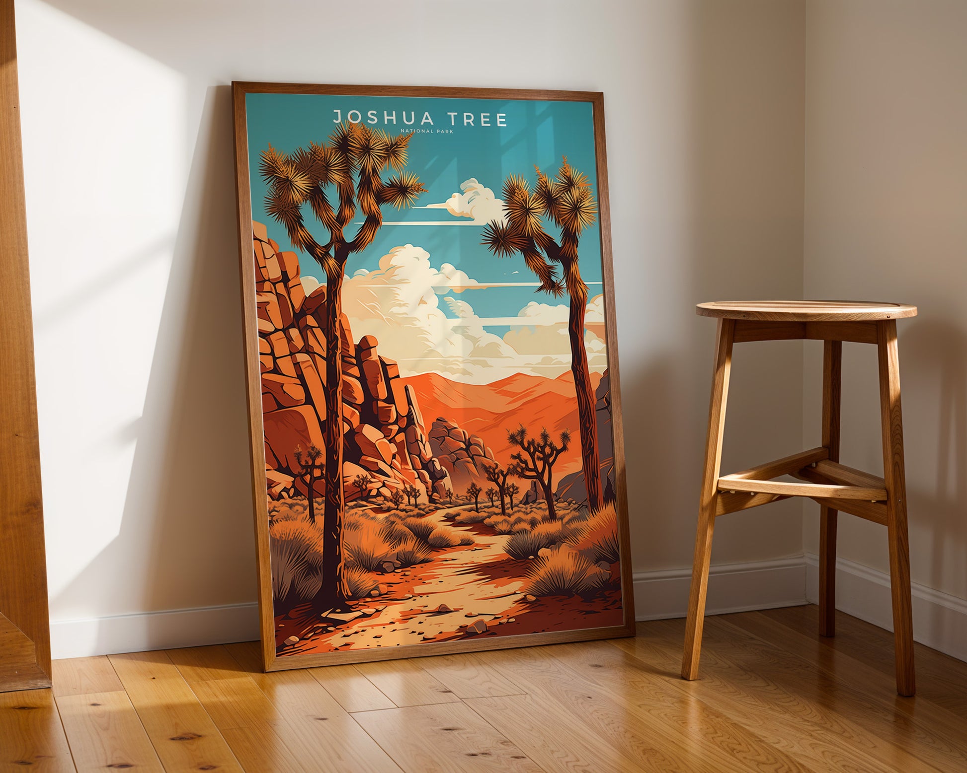 Joshua Tree National Park Retro Poster - GroovyGrove