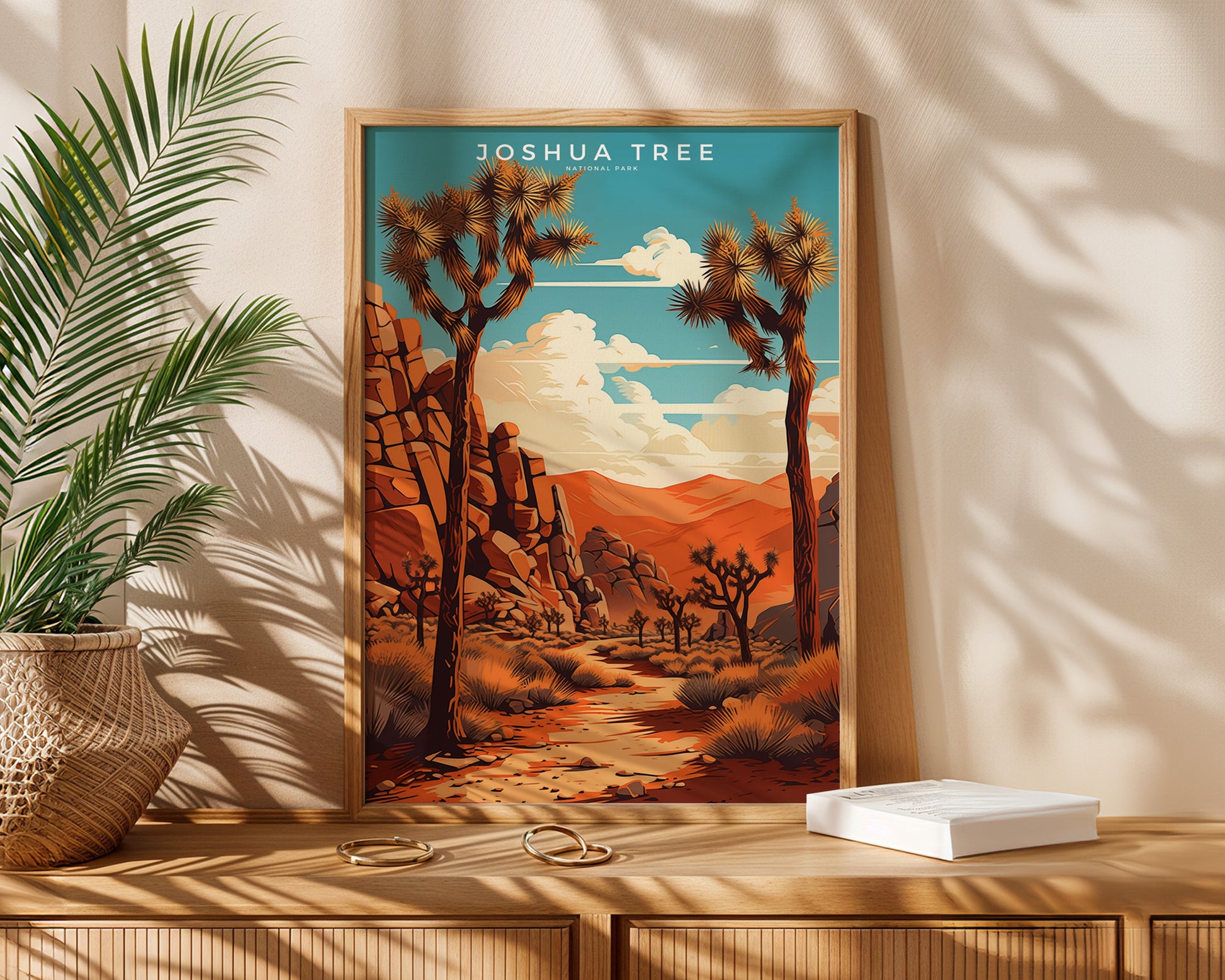 Joshua Tree National Park Retro Poster - GroovyGrove