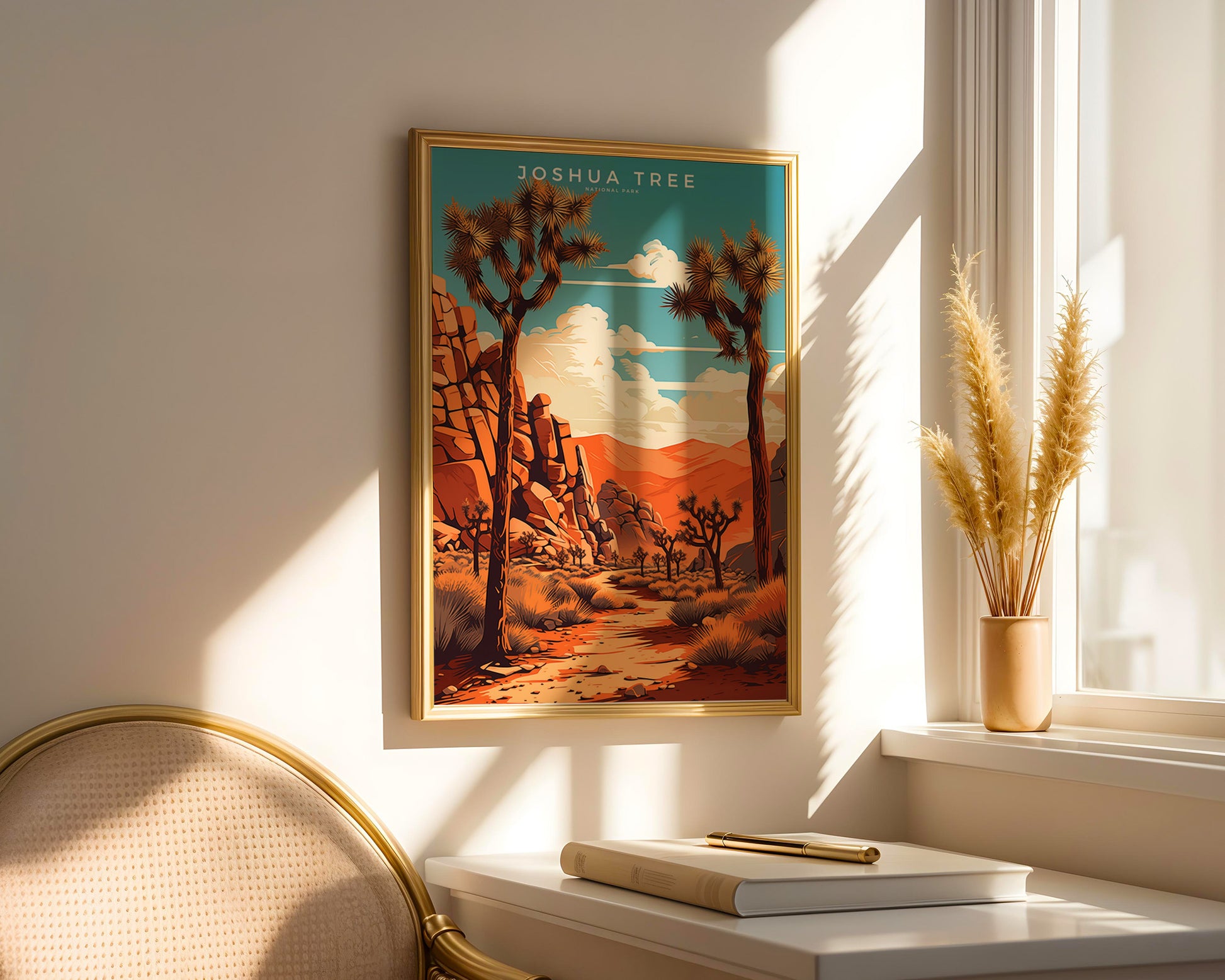 Joshua Tree National Park Retro Poster - GroovyGrove