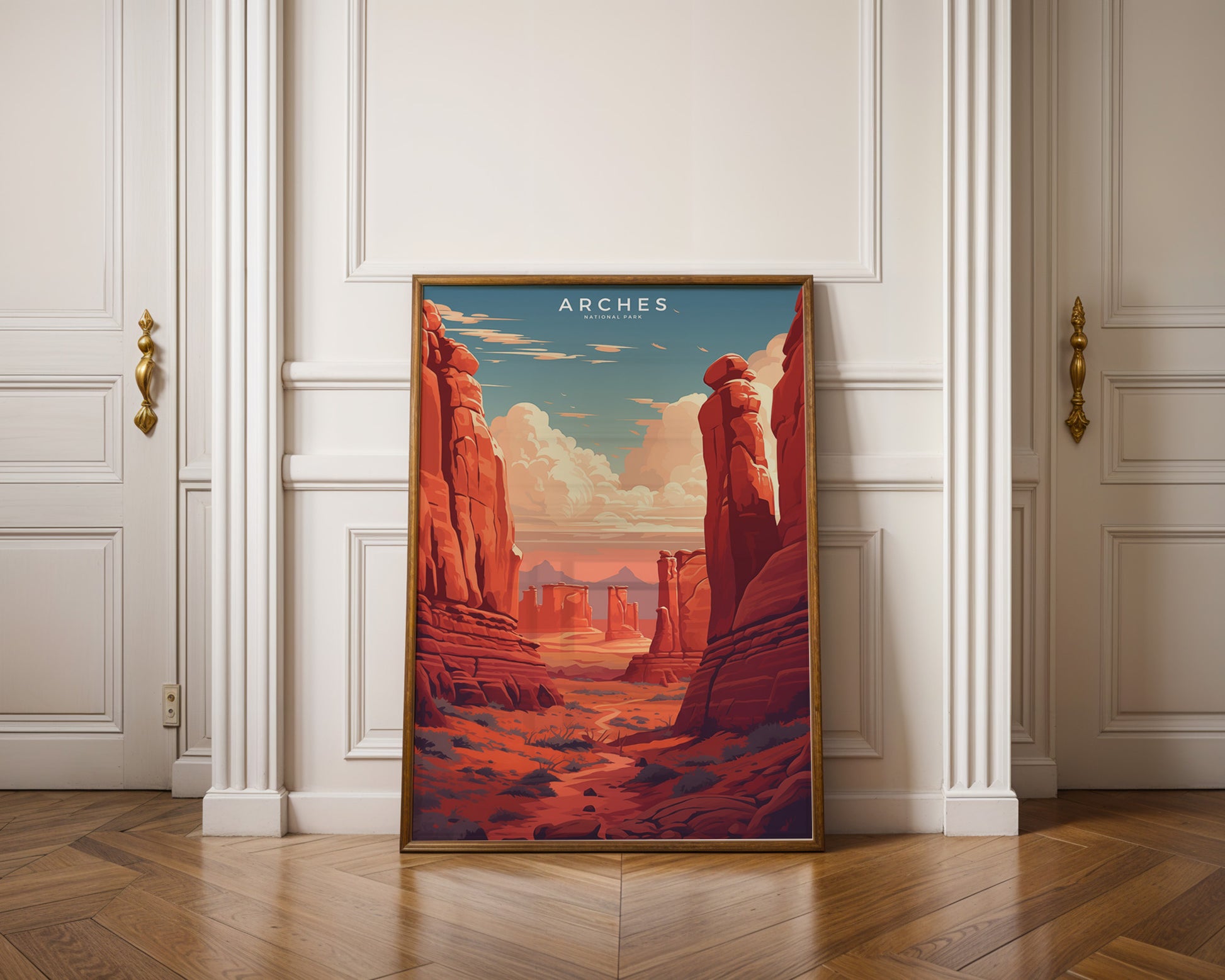 Arches National Park Retro Poster - GroovyGrove