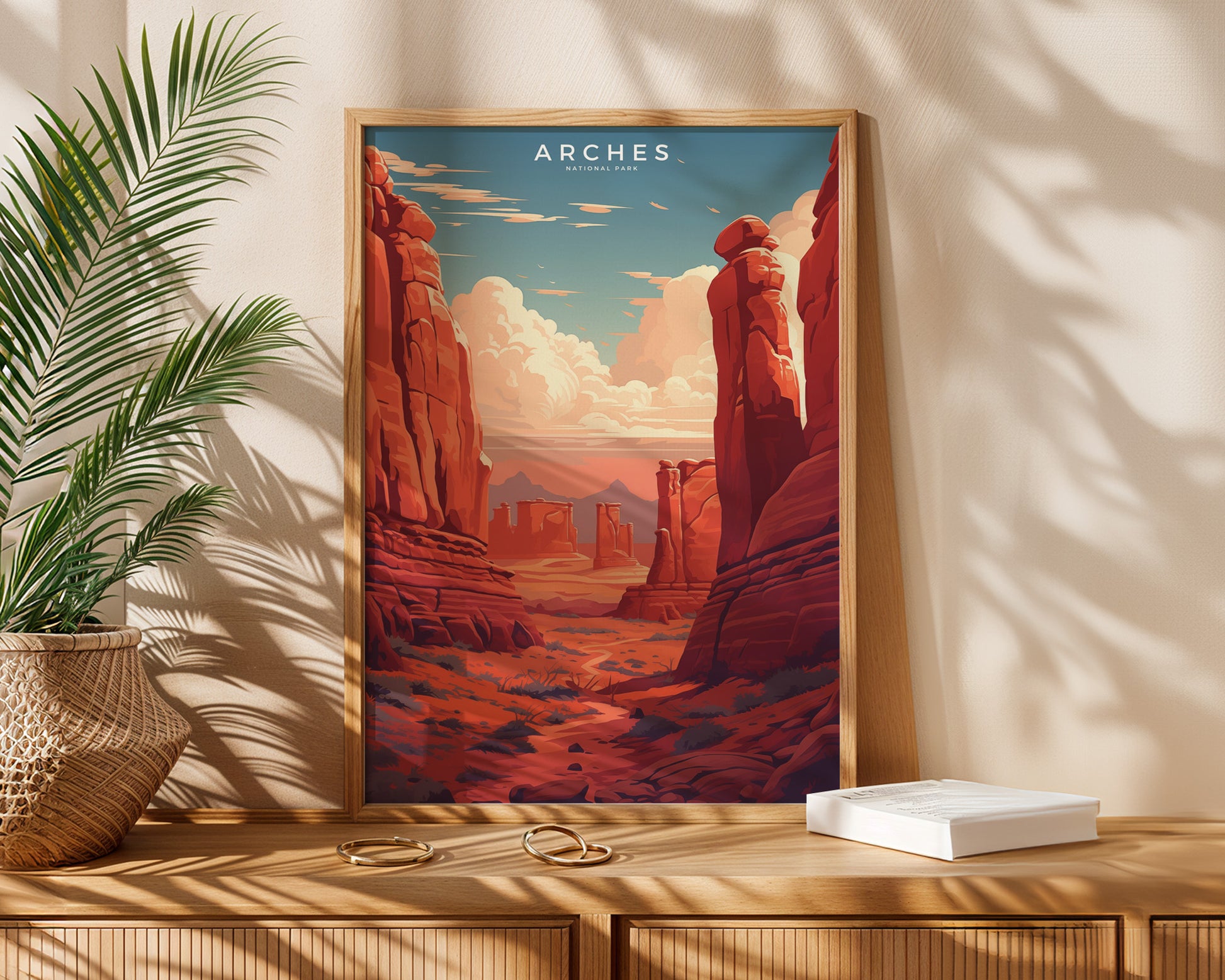 Arches National Park Retro Poster - GroovyGrove