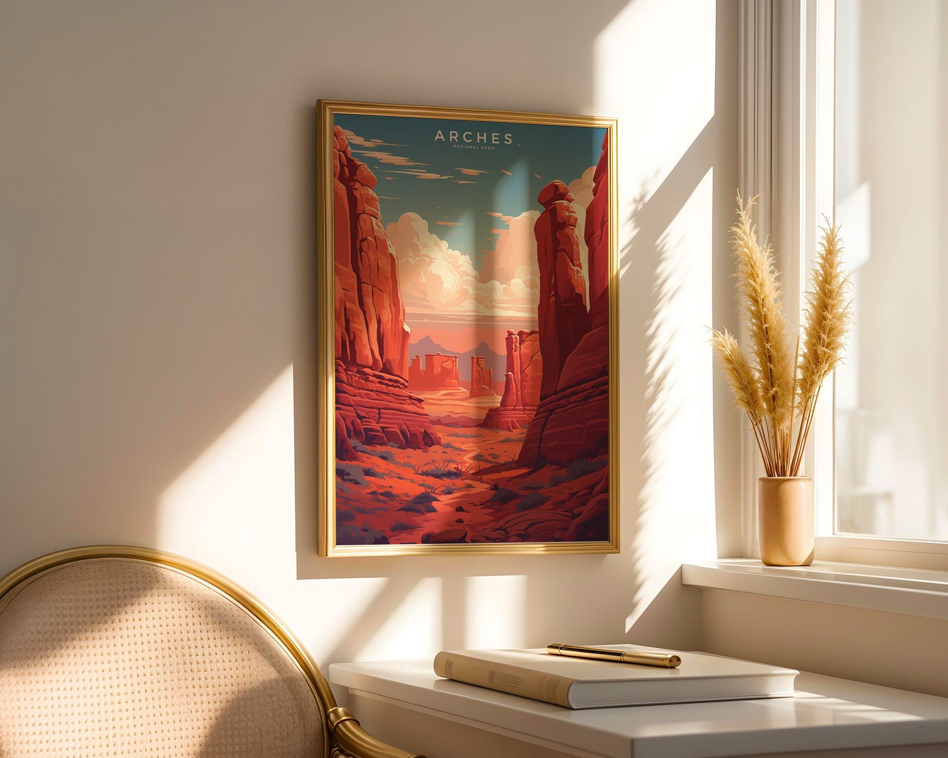 Arches National Park Retro Poster - GroovyGrove