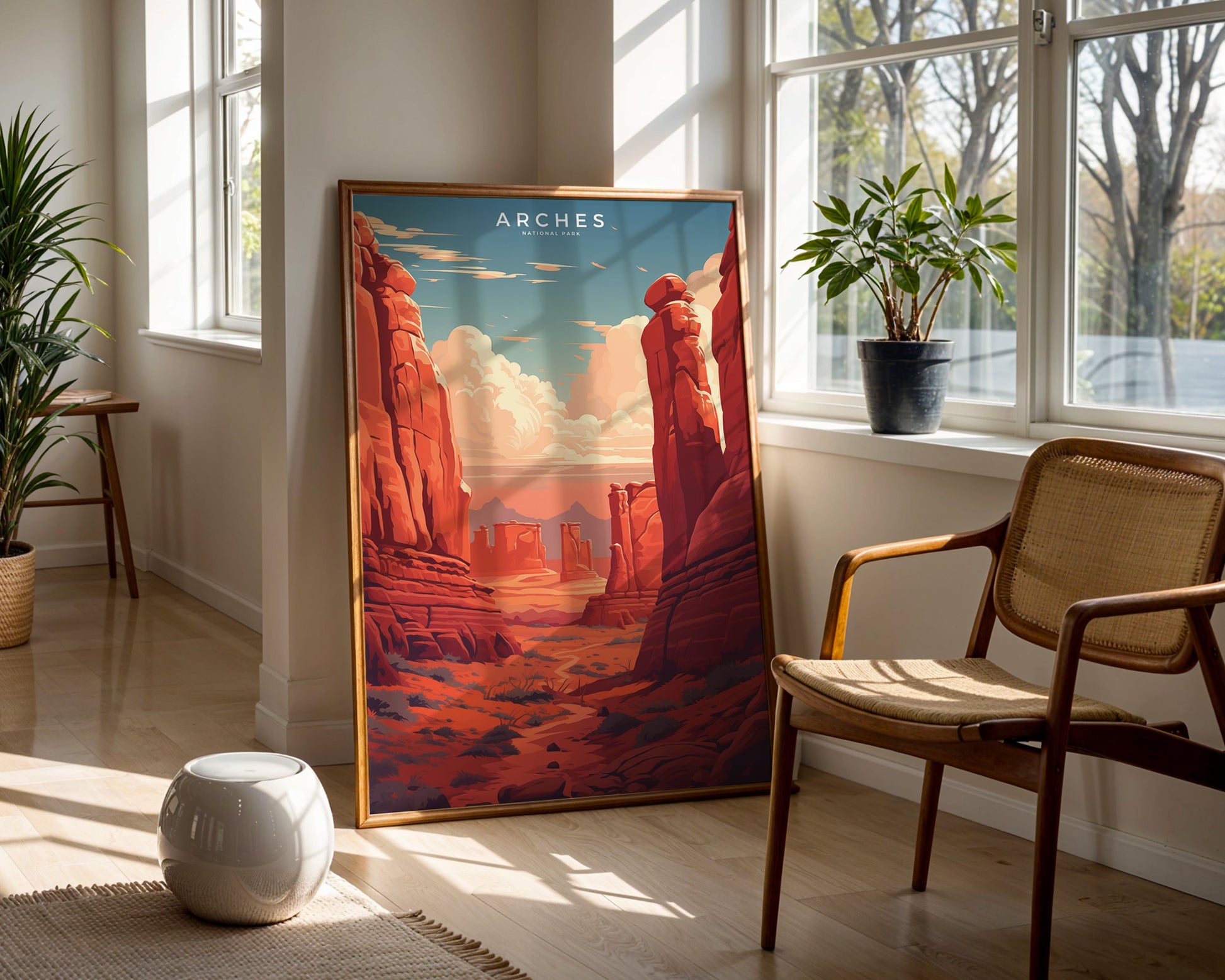 Arches National Park Retro Poster - GroovyGrove