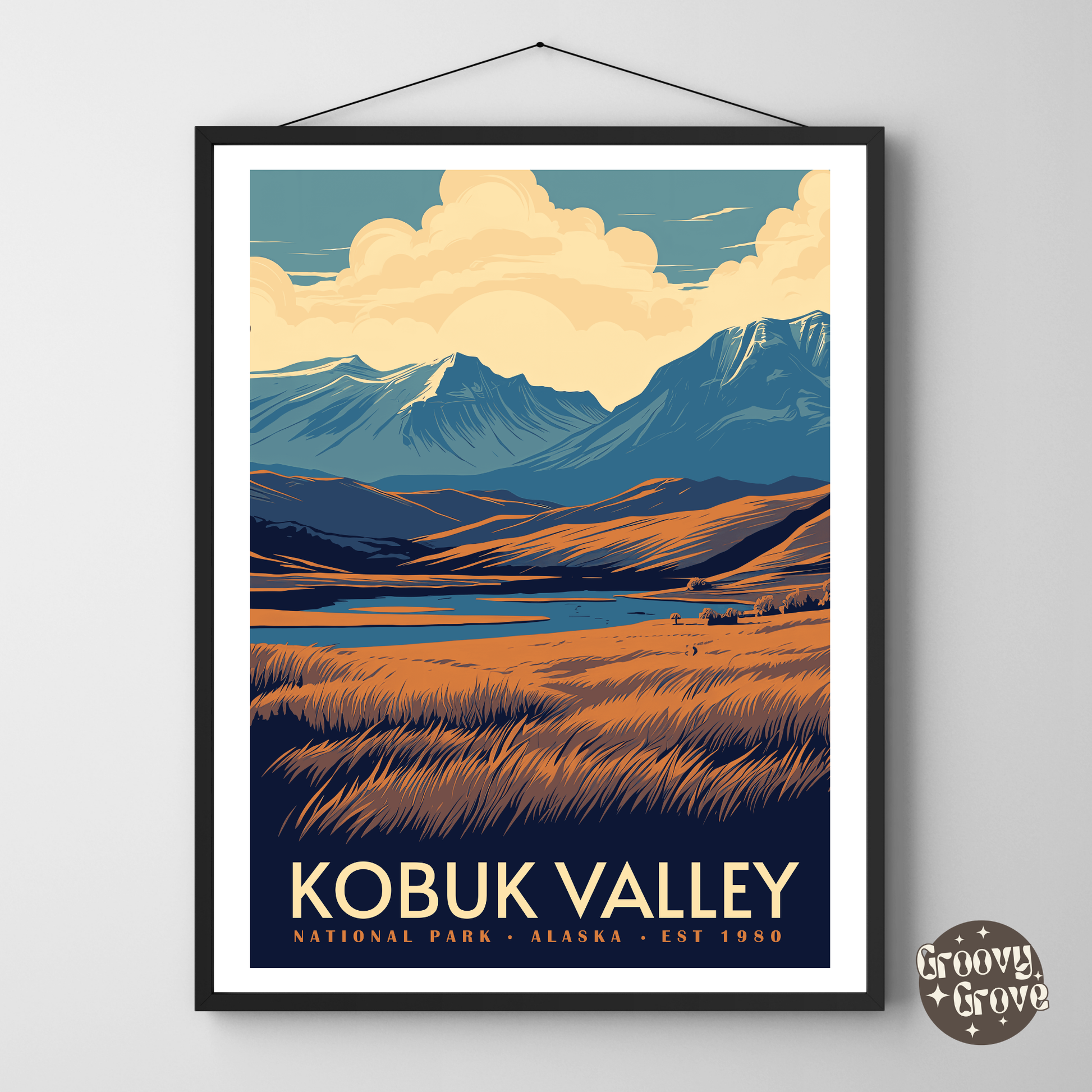 Kobuk Valley National Park Vintage Poster - GroovyGrove