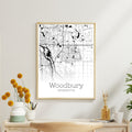 Woodbury Minnesota City Map Poster - GroovyGrove