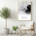 Boston Massachusetts City Map Poster - GroovyGrove