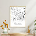 Methuen Massachusetts City Map Poster - GroovyGrove