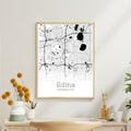 Edina Minnesota City Map Poster - GroovyGrove