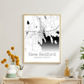 New Bedford Massachusetts City Map Poster - GroovyGrove