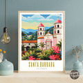 Santa Barbara California Poster - GroovyGrove