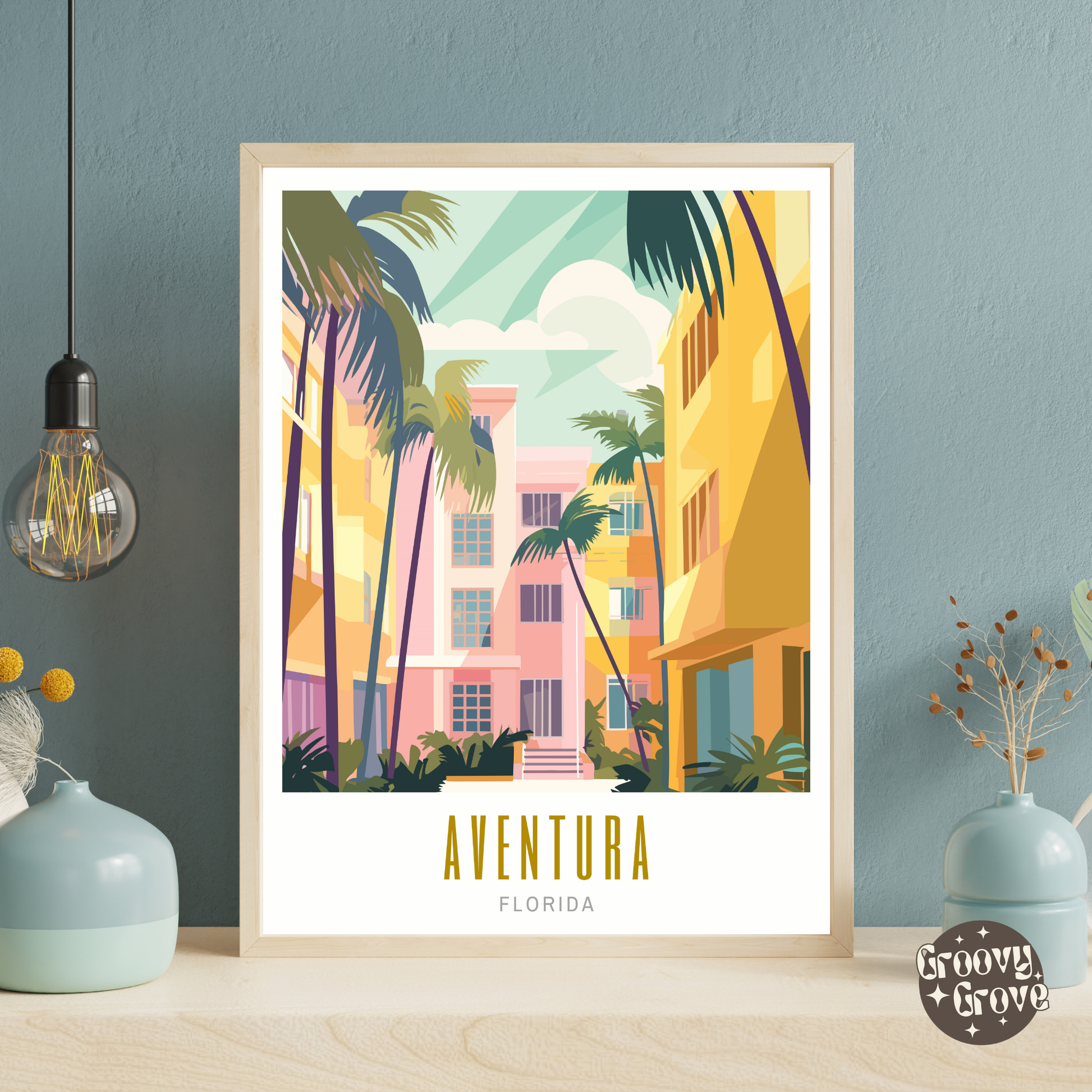 Aventura Florida Poster - GroovyGrove