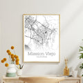 Mission Viejo California City Map Poster - GroovyGrove