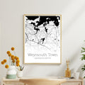 Weymouth Massachusetts City Map Poster - GroovyGrove