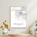 Wellington Florida City Map Poster - GroovyGrove