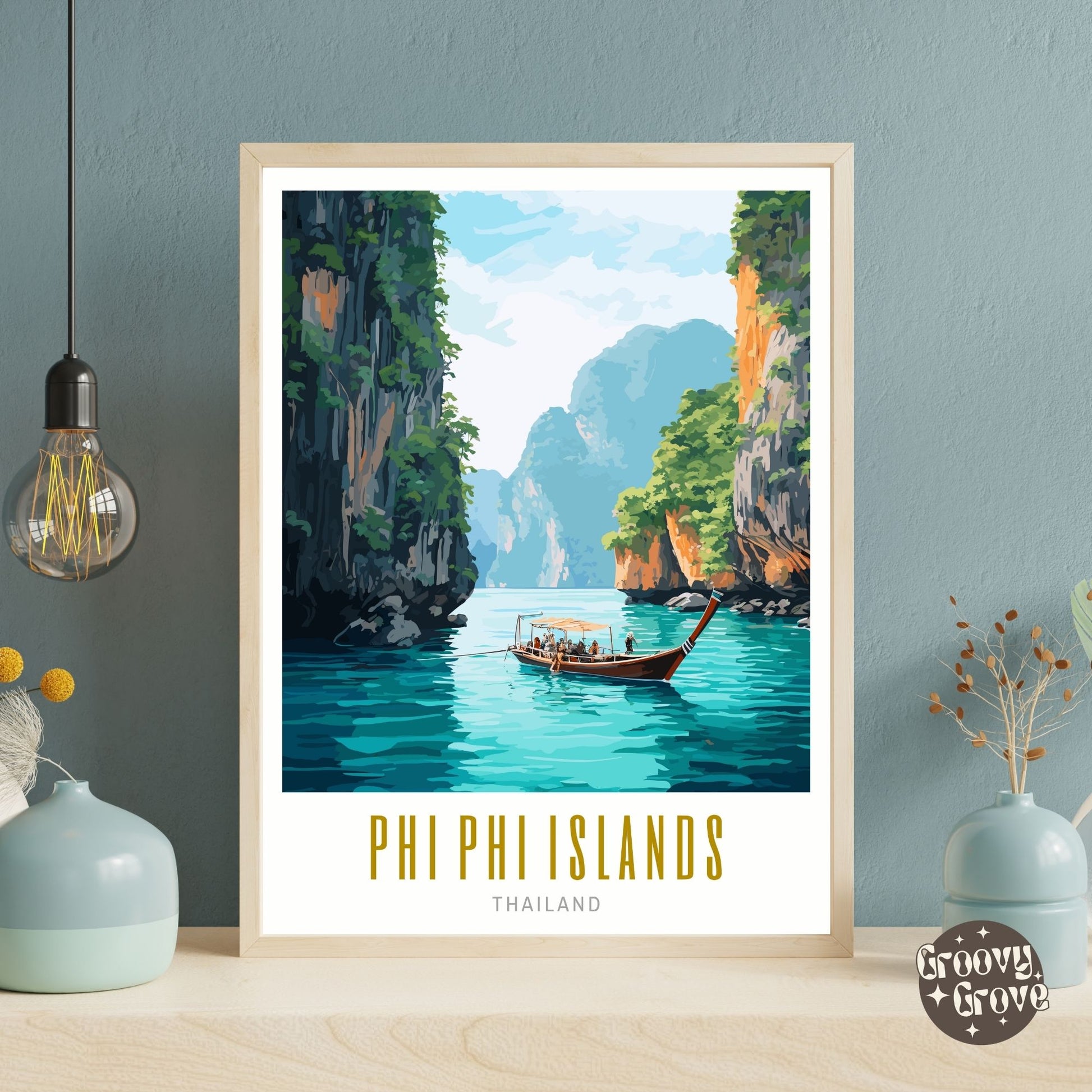 Phi Phi Islands Thailand Poster - GroovyGrove