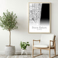 Boca Raton Florida City Map Poster - GroovyGrove