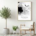 Berkeley California City Map Poster - GroovyGrove