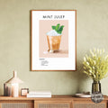 Mint Julep Retro Cocktail Poster - GroovyGrove