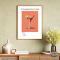 Cosmopolitan Retro Cocktail Poster - GroovyGrove