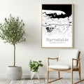 Barnstable Massachusetts City Map Poster - GroovyGrove