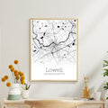 Lowell Massachusetts City Map Poster - GroovyGrove