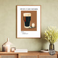 Irish Car Bomb Retro Cocktail Poster - GroovyGrove