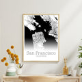 San Francisco California City Map Poster - GroovyGrove