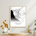 Oxnard California City Map Poster - GroovyGrove