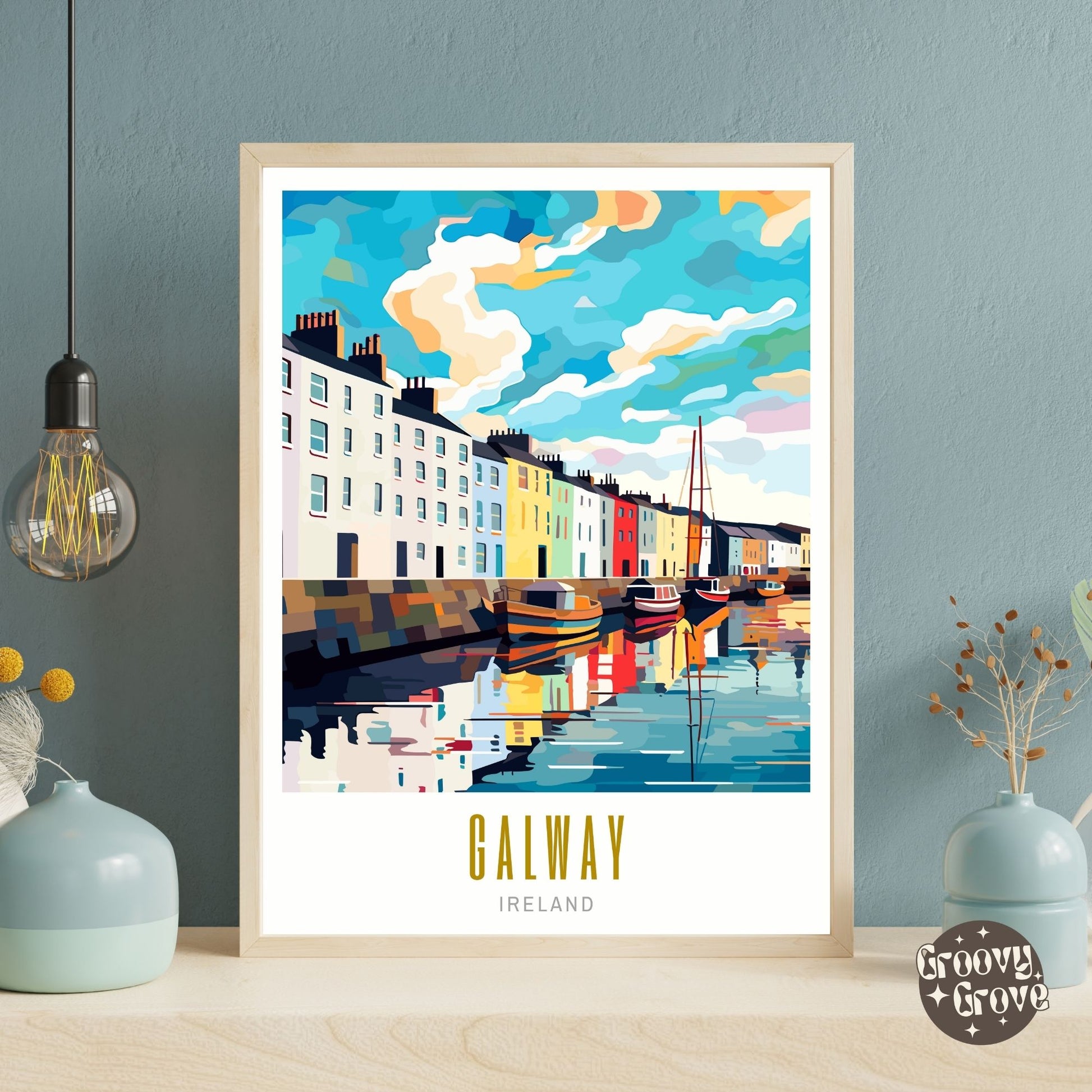 Galway Ireland Poster - GroovyGrove