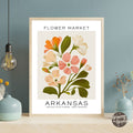 Arkansas Flower Market Poster - GroovyGrove