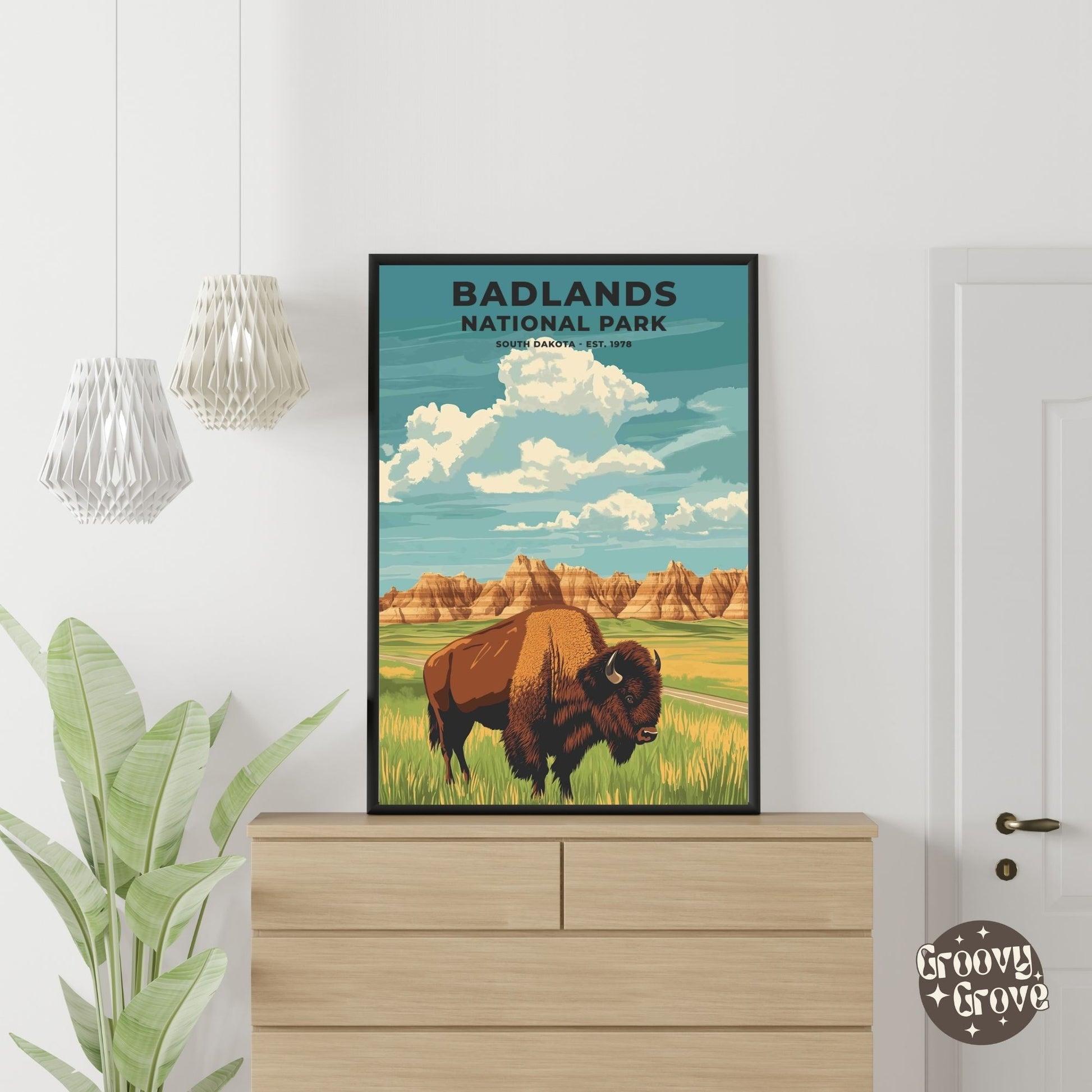 Badlands National Park Poster - GroovyGrove