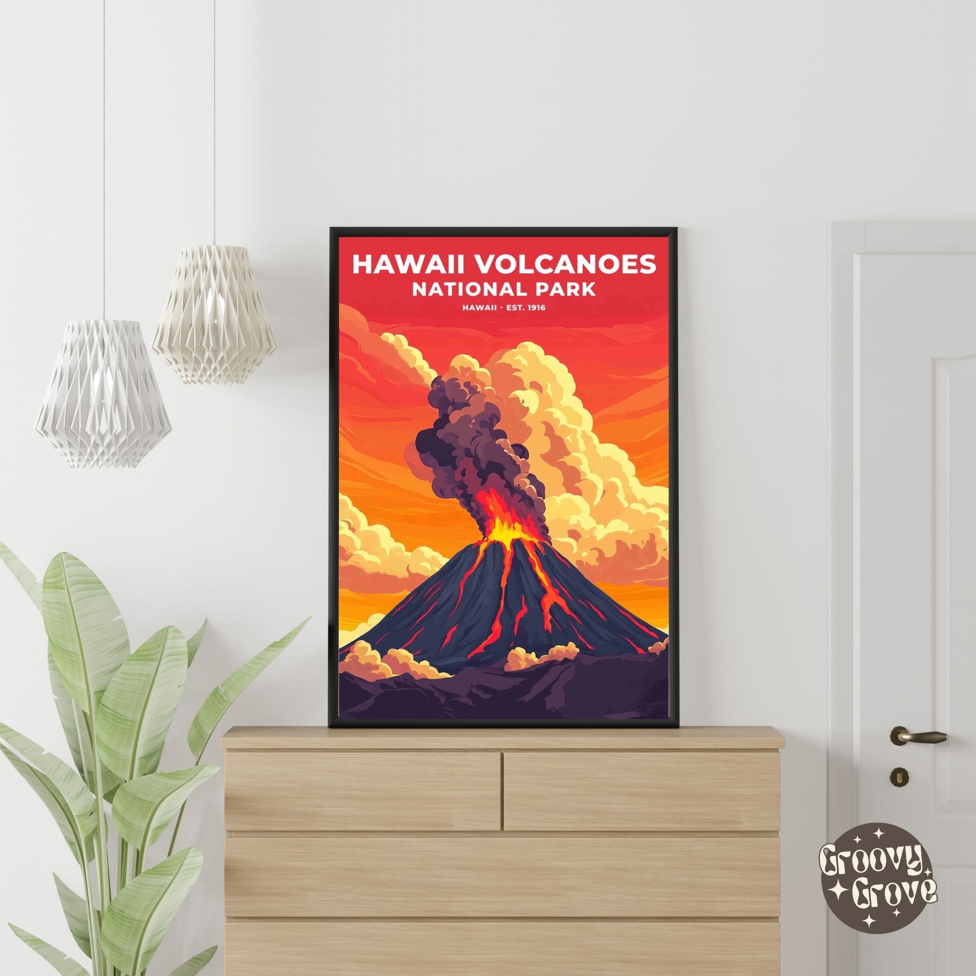 Hawaiʻi Volcanoes National Park Poster - GroovyGrove