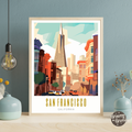 San Francisco California Poster - GroovyGrove