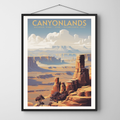 Canyonlands National Park Vintage Poster - GroovyGrove