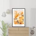 October Birthday Flower Market Poster - GroovyGrove