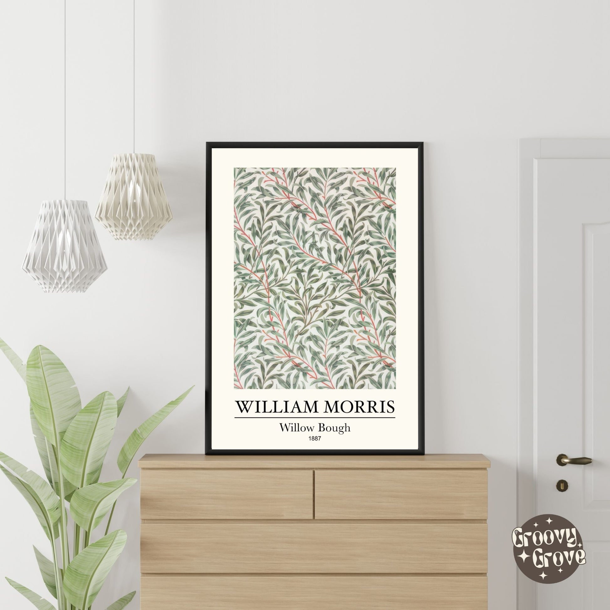 Willow Bough 1887 William Morris Poster - GroovyGrove