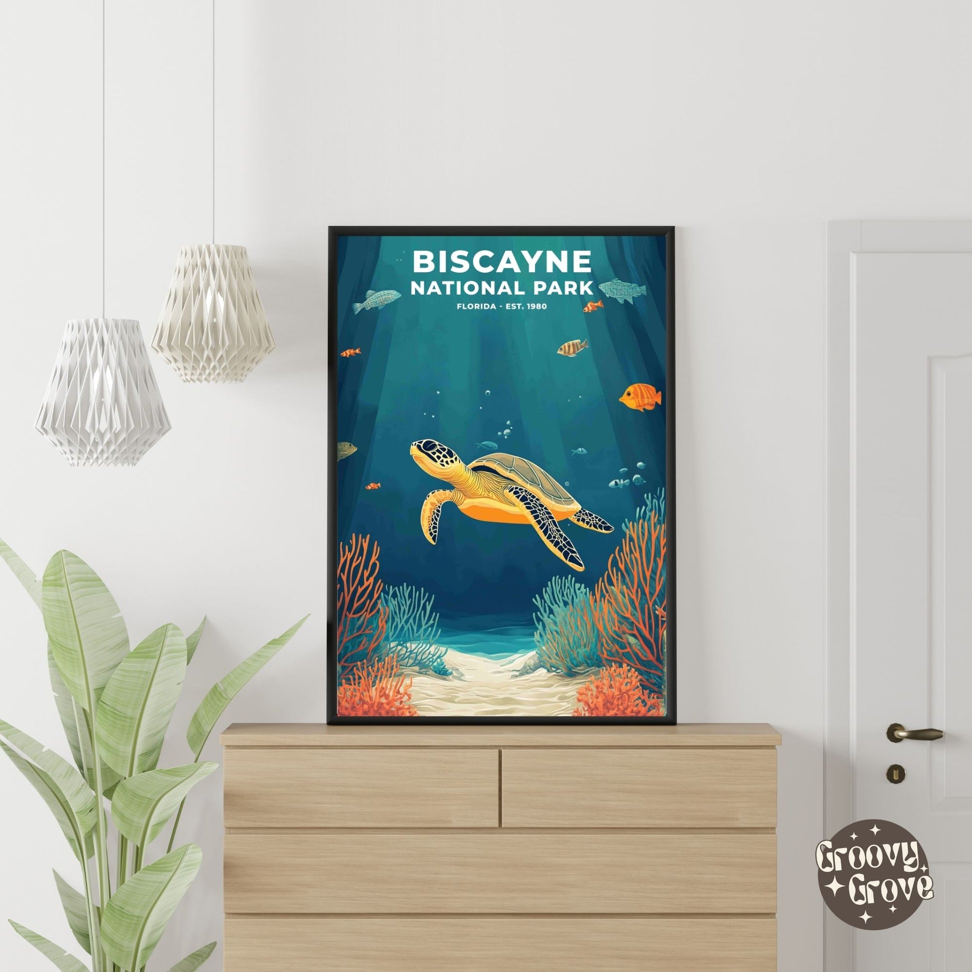 Biscayne National Park Poster - GroovyGrove