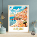 Amalfi Coast Italy Poster - GroovyGrove