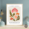 Minnesota Flower Market Poster - GroovyGrove