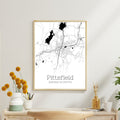 Pittsfield Massachusetts City Map Poster - GroovyGrove