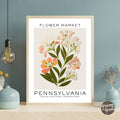 Pennsylvania Flower Market Poster - GroovyGrove