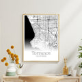 Torrance California City Map Poster - GroovyGrove