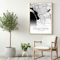 Chula Vista California City Map Poster - GroovyGrove